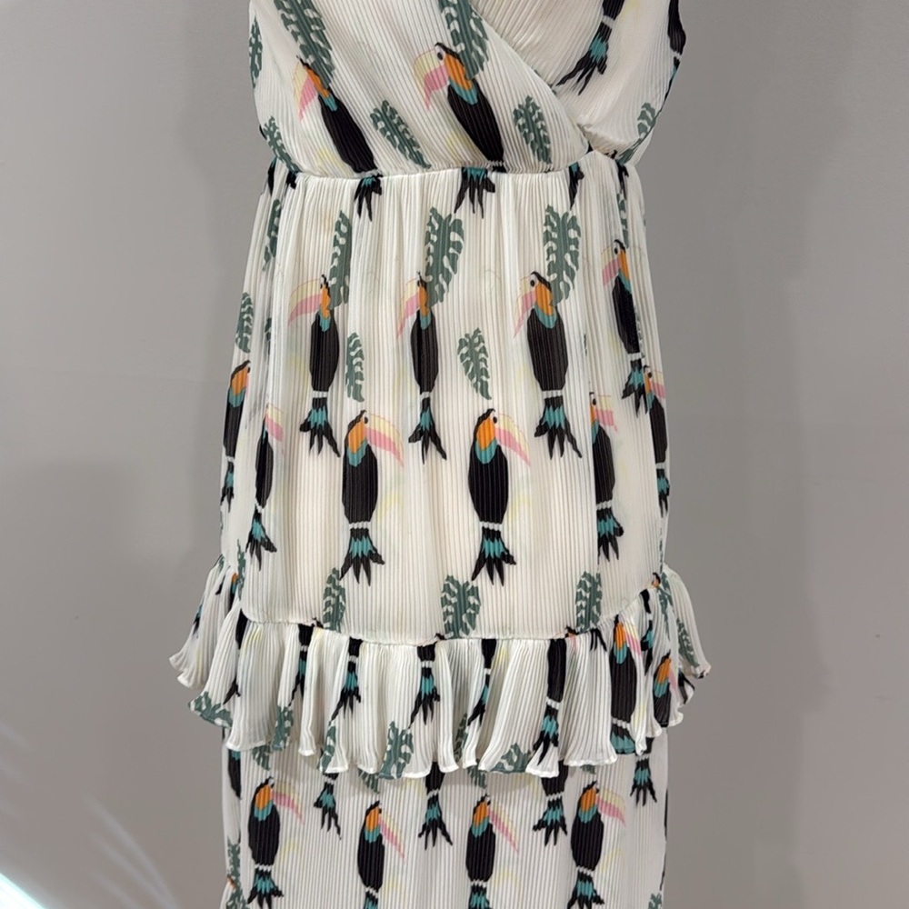 & Other Stories Frill Toucan Dress - Picture 5 of 8